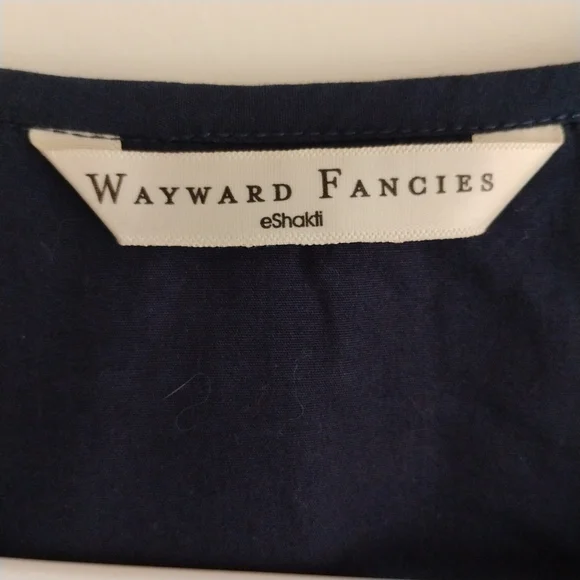 Wayward Fancies eShakti Floral Embroidered Pintuck Top Tunic Boho Peasant Cottag - Picture 9 of 14